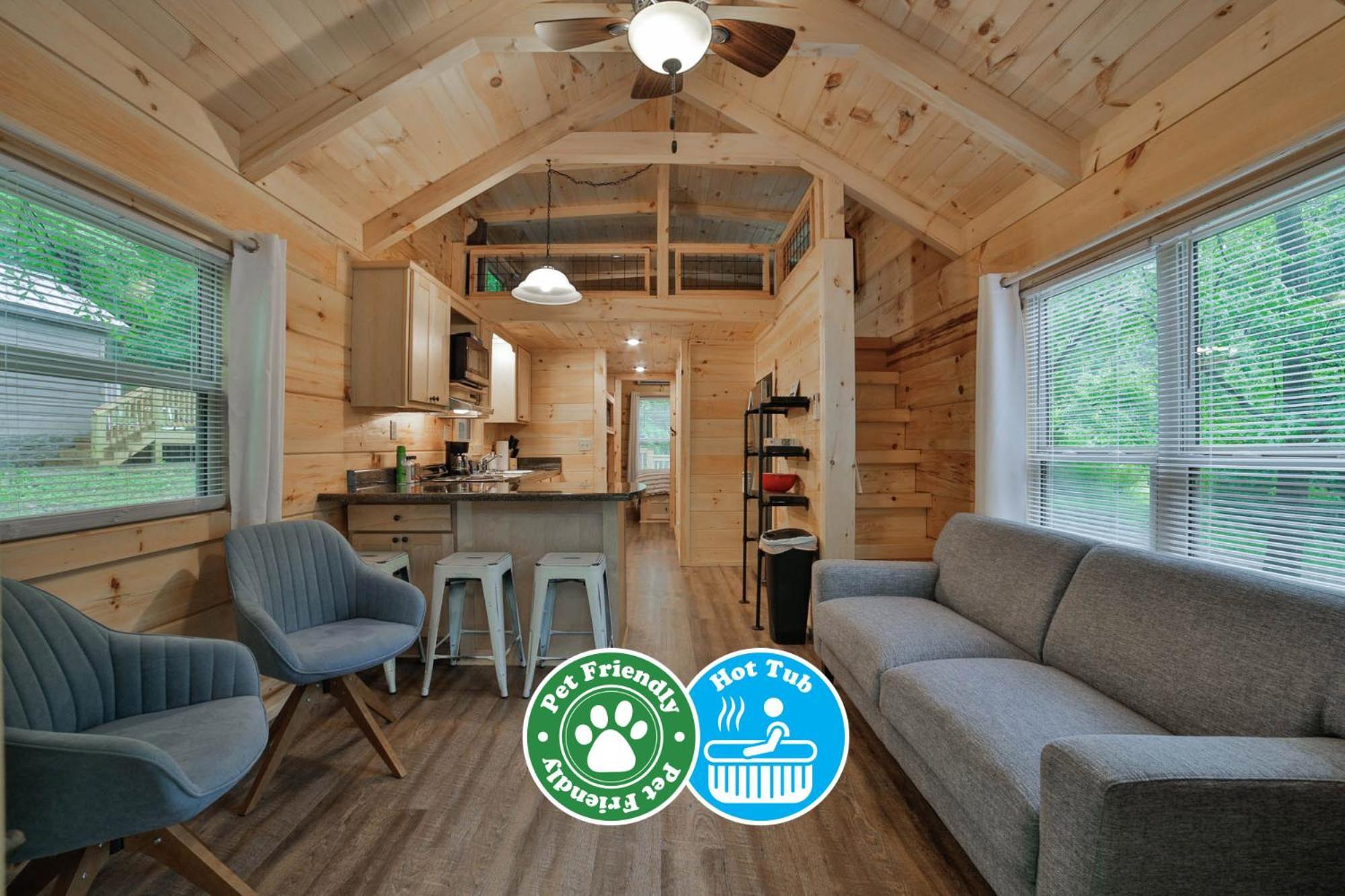 Lena Cabin Wooded Tiny Cabin - Hot Tub Chattanooga Exteriér fotografie