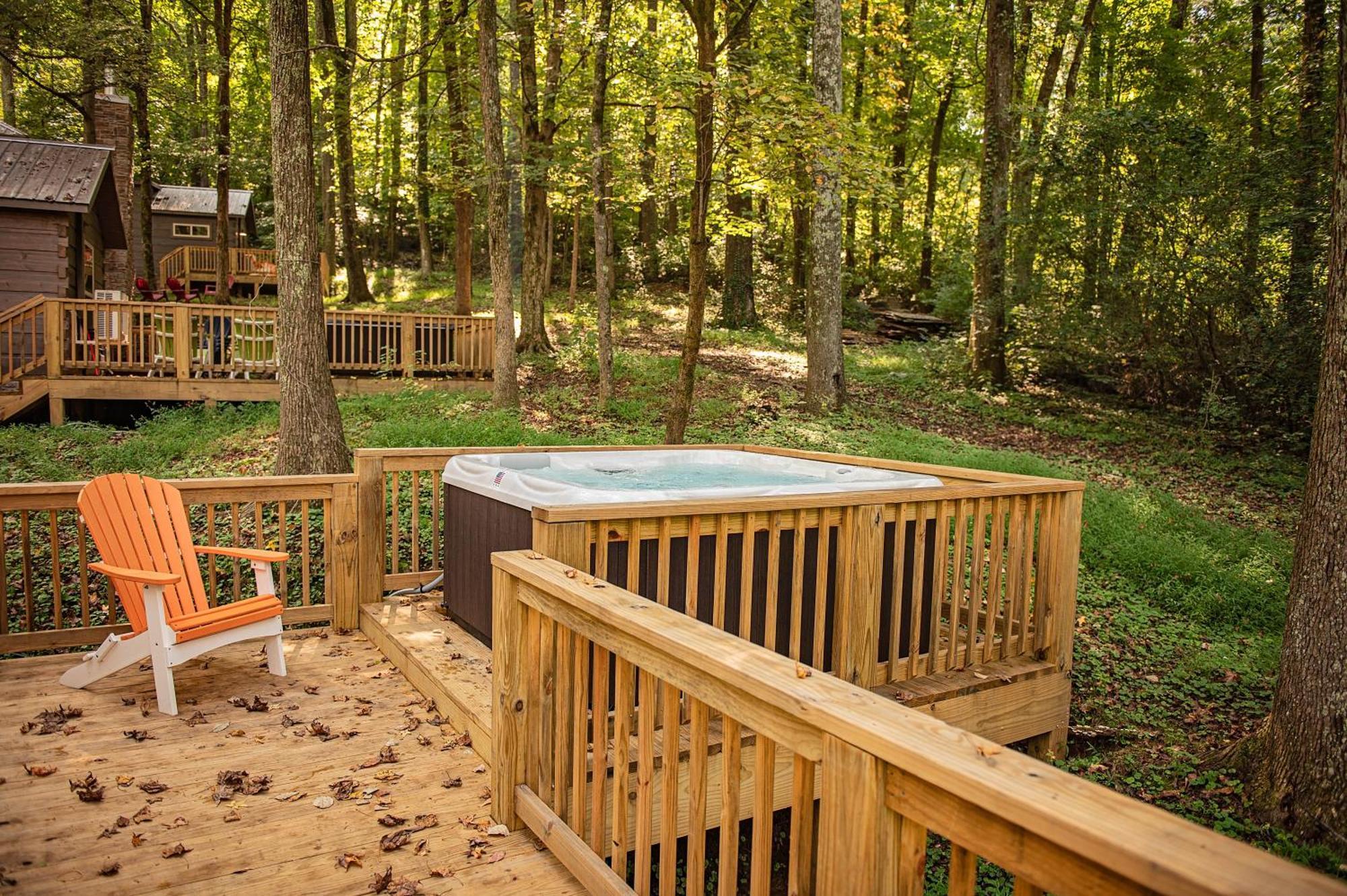 Lena Cabin Wooded Tiny Cabin - Hot Tub Chattanooga Exteriér fotografie